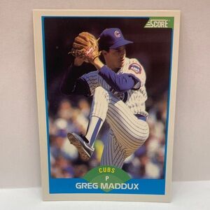 1989 Score Greg Maddux Cubs #119 (081)
